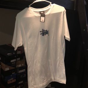 DSWT New Stussy Prism Logo T-Shirt Size S White